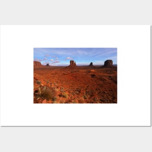 Monument Valley and Clouds3 Posters and Art